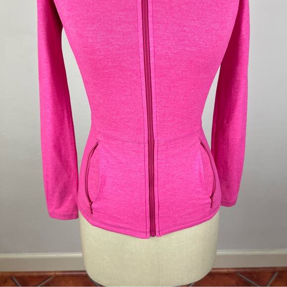 Lilly Pulitzer Luxletic Neon Pink Zipper Front Jacket - Picture 4 of 7